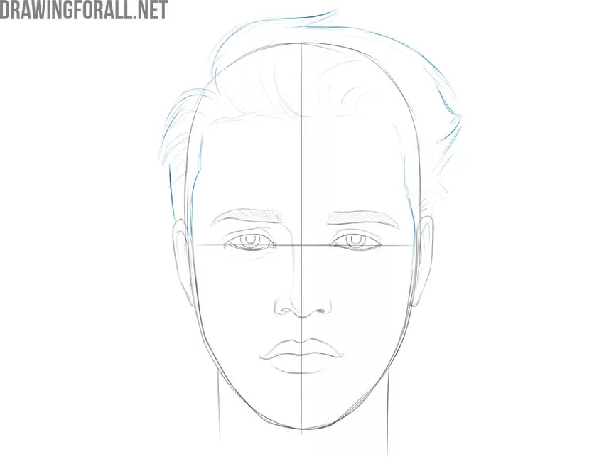How to Draw a Face  25 Step by Step Drawings and Video Tutorials   Realistic drawings Portrait drawing Face drawing