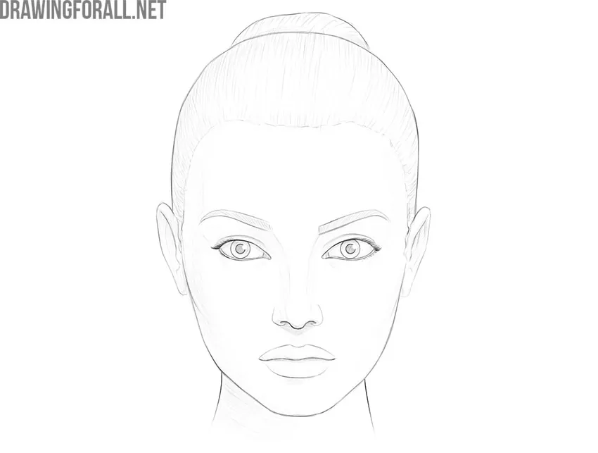 how to draw face