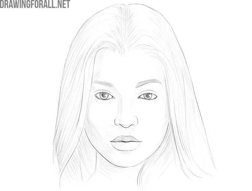 Download Portrait, Drawing, Girl. Royalty-Free Stock Illustration Image -  Pixabay