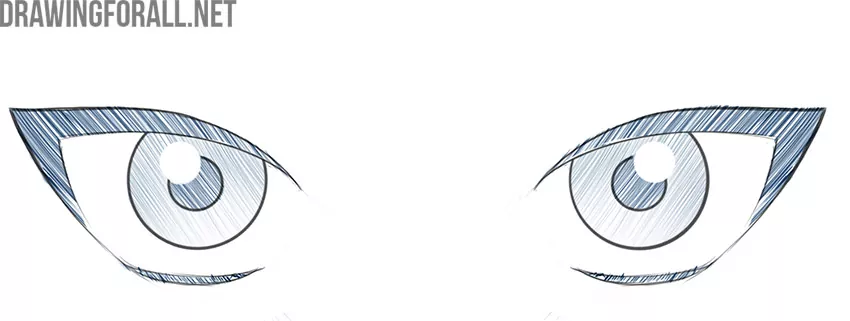 How to Draw Simple Anime Eyes  Eye drawing simple Eye drawing Manga eyes